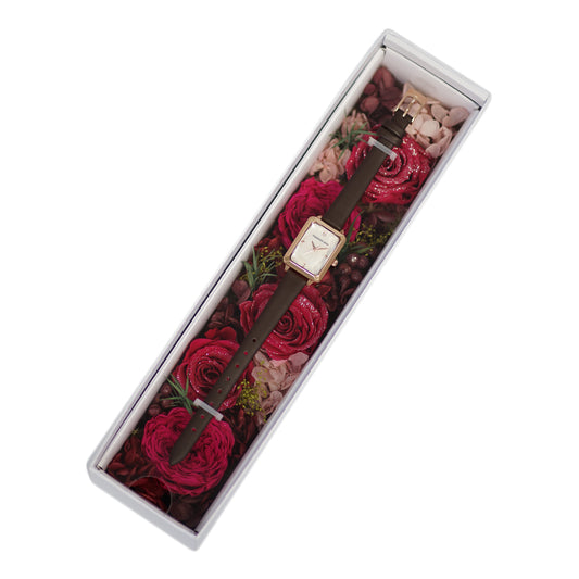 ダイヤモンドローズ スクエアダークブラウン DR02R-ADB エスプリピンク AR-WEP