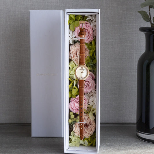 ダイヤモンドローズ グラージュブラウン DR03R-CBR ピンクブロッサム AR-WPB