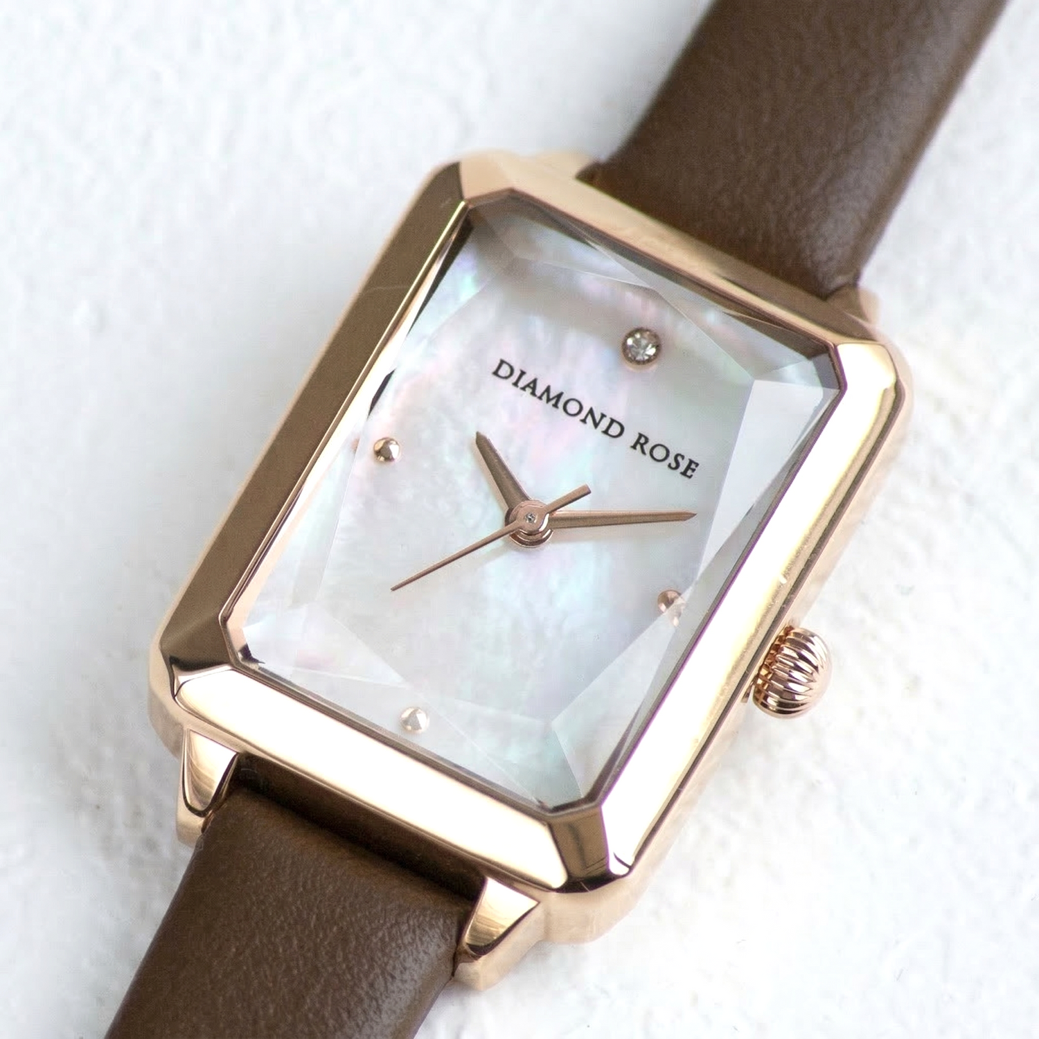 スクエアダークブラウン