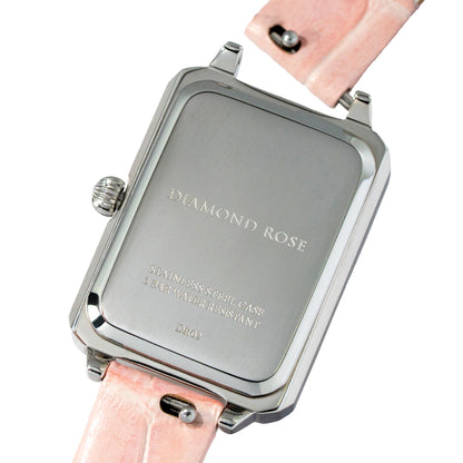 【クリスマス限定豪華セット】ダイヤモンドローズ スクエアピンク＋ブラック付け替えベルト