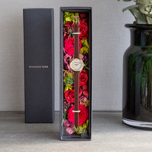 ダイヤモンドローズ ラウンドブラウン DR01G－ABR ブライトレッド AR-BBR