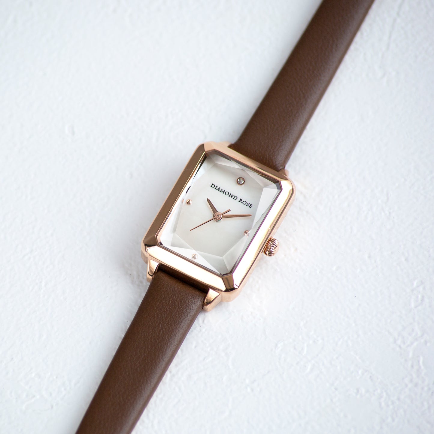 ダイヤモンドローズ スクエアダークブラウン DR02R-ADB ブライトレッド AR-BBR