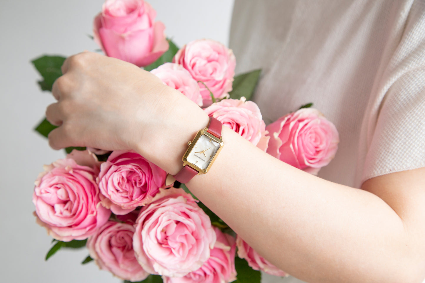 ダイヤモンドローズ スクエアレッド DR02G-ARE エスプリピンク AR-WEP