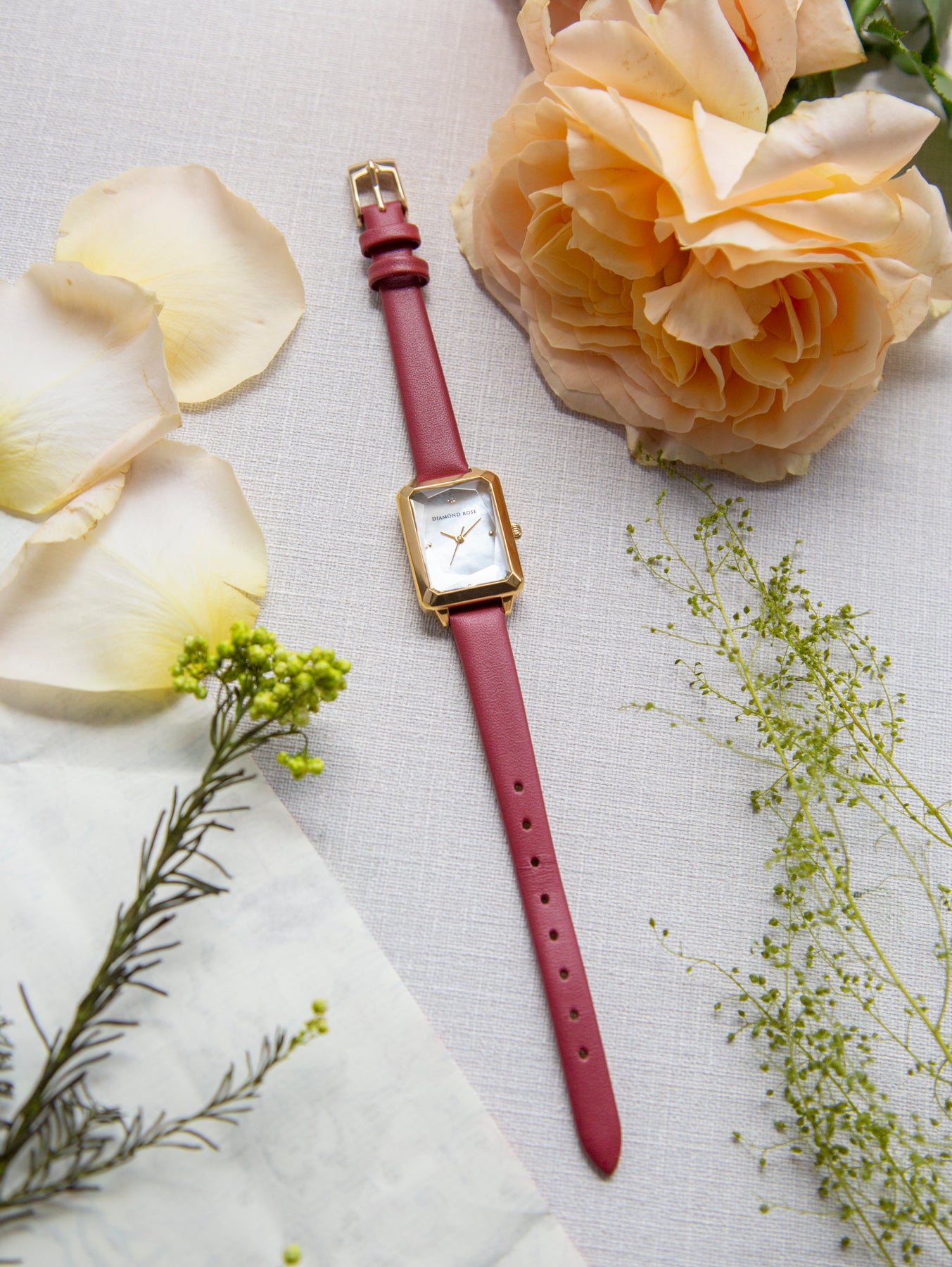 ダイヤモンドローズ スクエアレッド DR02G-ARE オランジェット AR-BOR