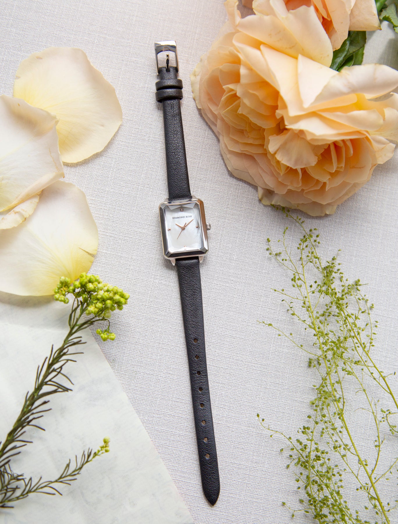 ダイヤモンドローズ スクエアブラック DR02S-ABK ピンクブロッサム AR-WPB